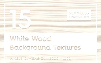 15 Seamless White Wood Textures Background