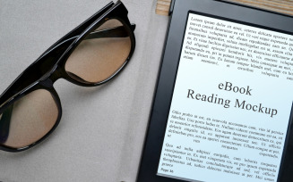 3 eBook Reading (Electronic Book) product mockup