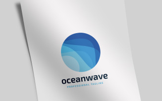 Ocean Wave Logo Template