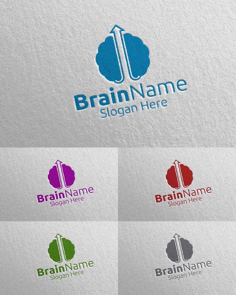 Kit Graphique #114030 Brain Logo Divers Modles Web - Logo template Preview