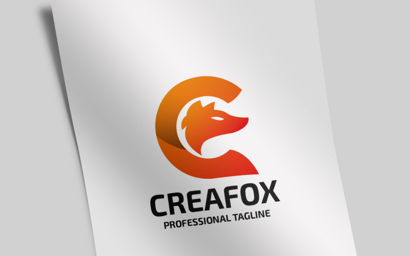 Creative Fox Letter C Logo Template