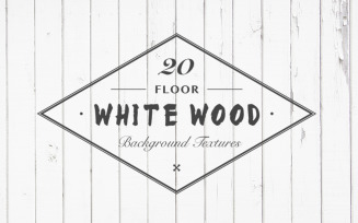 20 White Wood Floor Background Textures product mockup