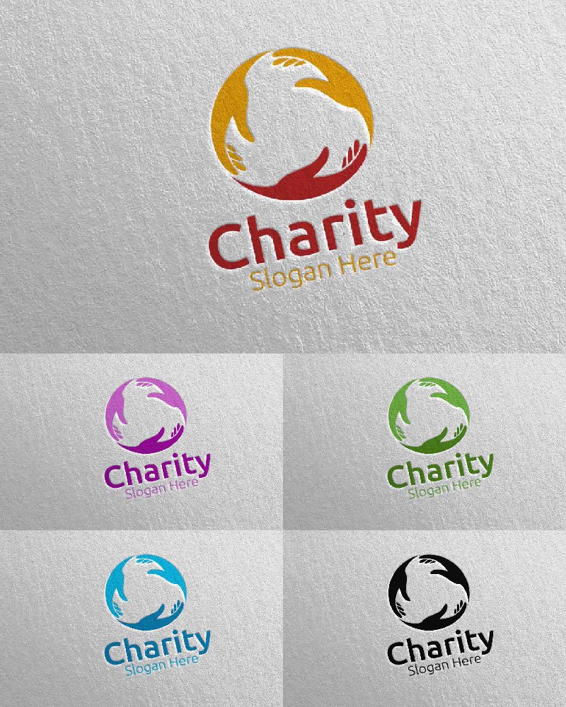 Kit Graphique #114162 Charity Logo Divers Modles Web - Logo template Preview