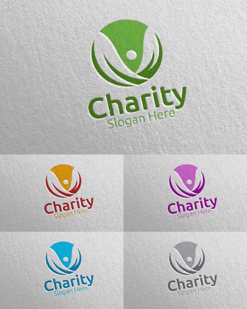 Kit Graphique #114165 Charity Logo Divers Modles Web - Logo template Preview