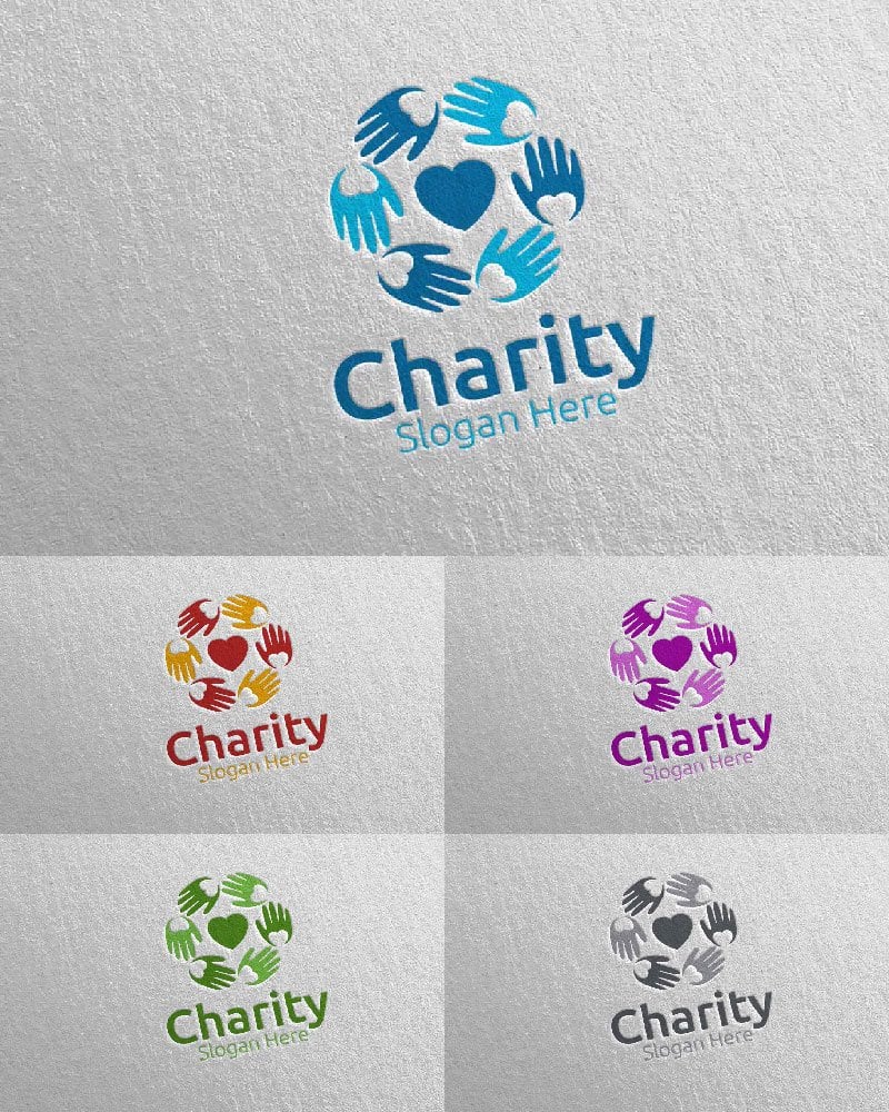 Kit Graphique #114168 Charity Logo Divers Modles Web - Logo template Preview