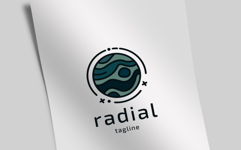 Radial Logo Template