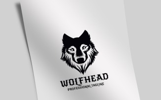 Wolf Head Logo Template