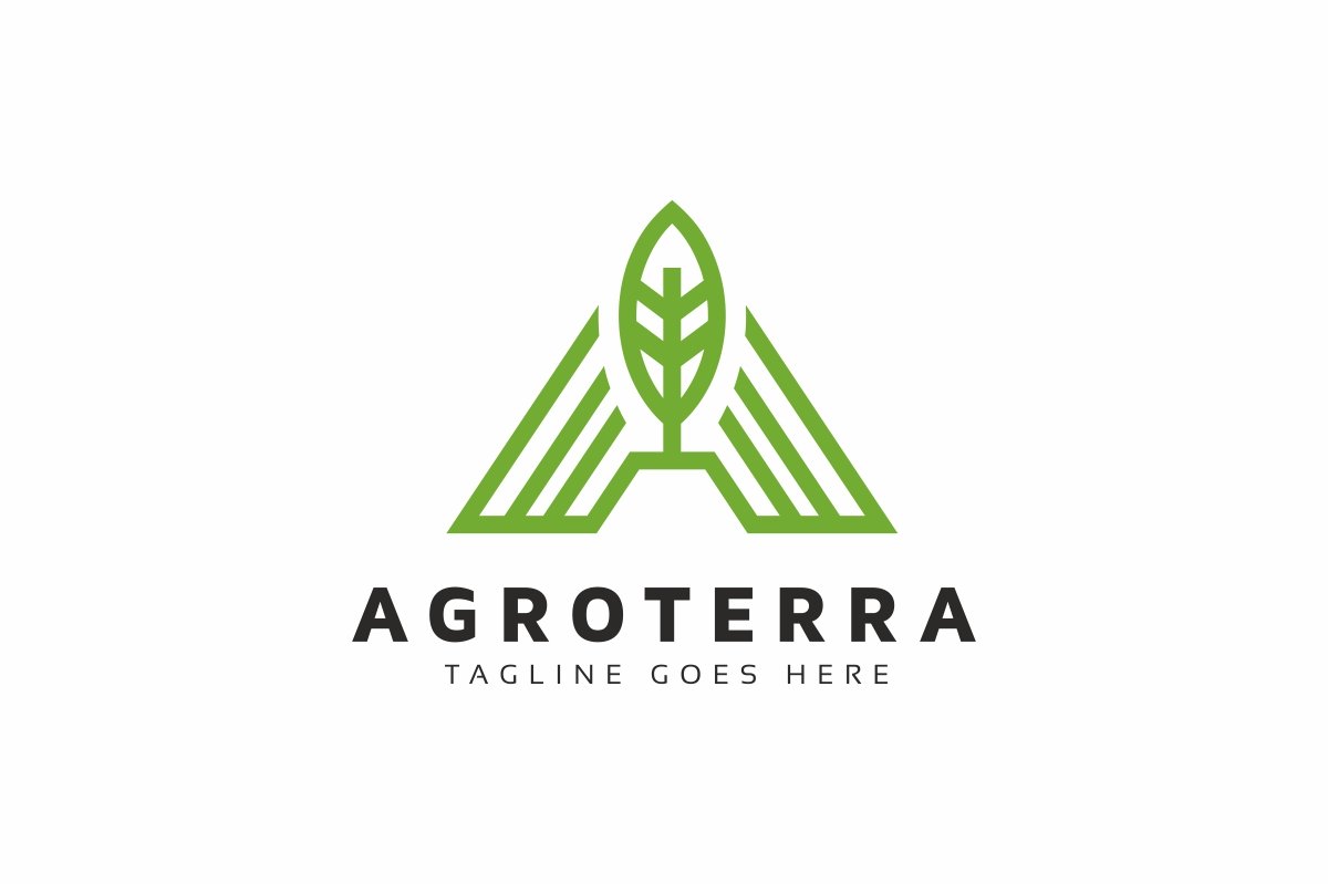 Template #114242 Letteragrochipcomputerculturedigitalecoecologyelectricalfoodfruitgreenleafleavesletterminimalminimalistnaturalnaturenetwork  Webdesign Template - Logo template Preview