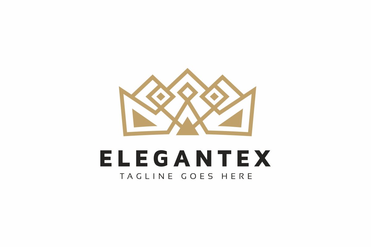 Template #114252 Logoelegantemblemfashionfashion Logogoldenhoteljewellerykingluxurious Webdesign Template - Logo template Preview