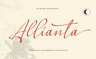 Allianta | A Beauty Handwritten Font