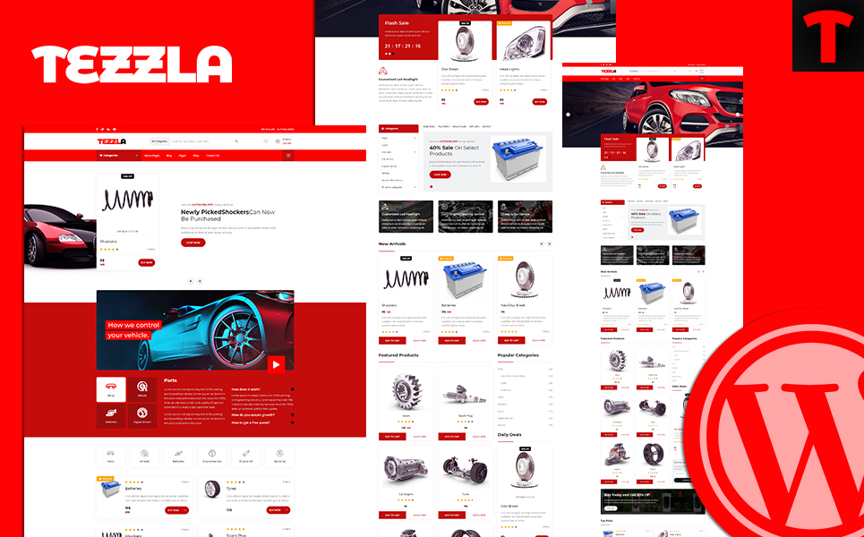 Tezzla | Automobile & Car Accessories Shop WordPress  Themes 114302