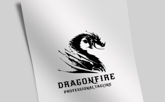 Dragon Fire Logo Template