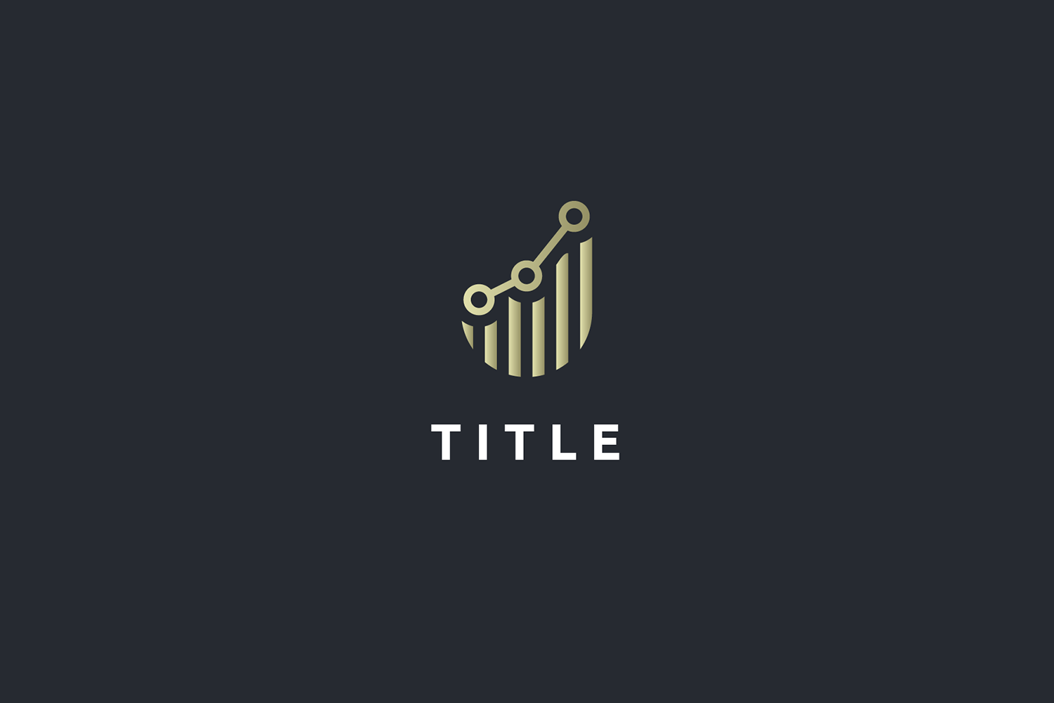 Template #114418 Finance Gold Webdesign Template - Logo template Preview