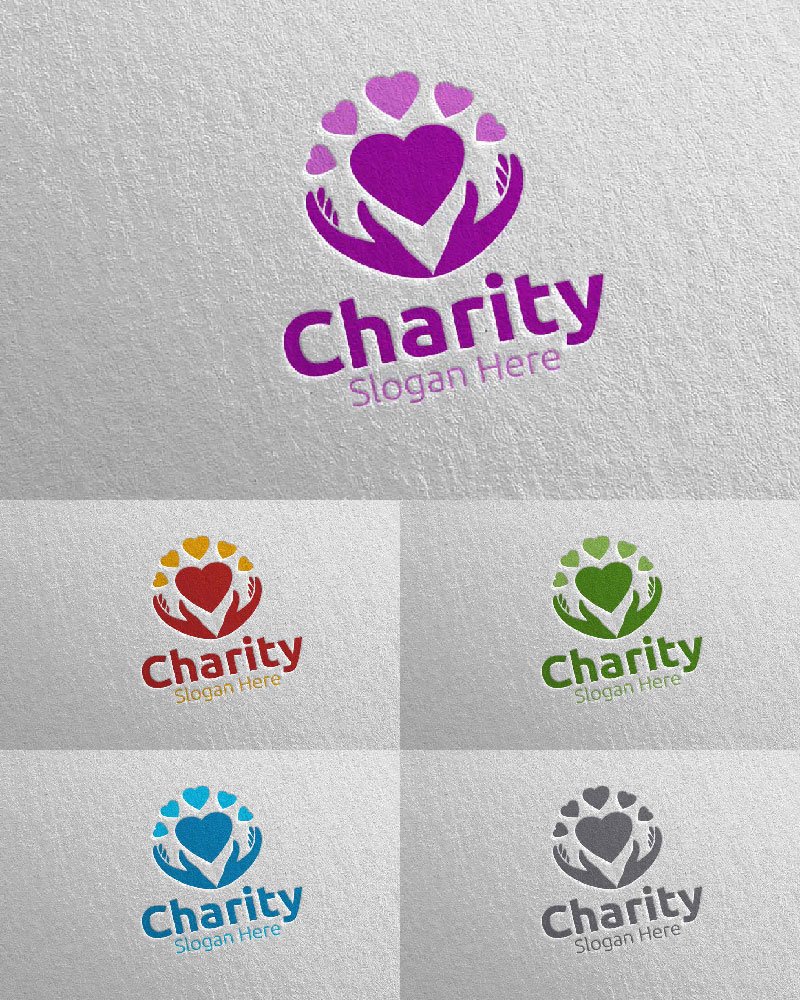 Kit Graphique #114425 Charity Logo Divers Modles Web - Logo template Preview