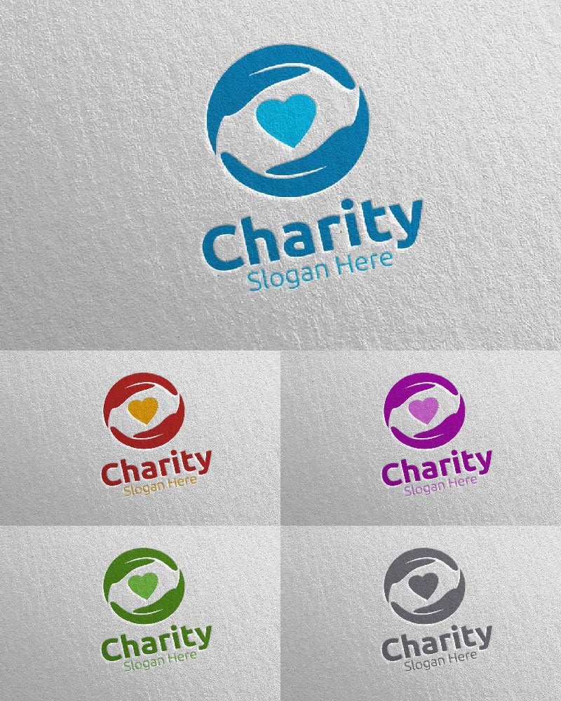 Kit Graphique #114428 Charity Logo Divers Modles Web - Logo template Preview