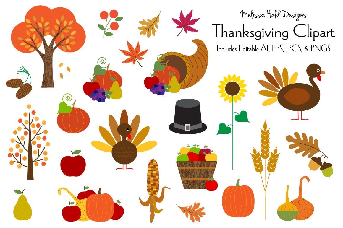 Kit Graphique #114496 Thanksgiving Holiday Divers Modles Web - Logo template Preview