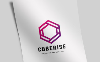 Cube Rise Logo Template