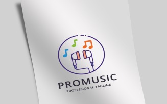 Pro Music Logo Template