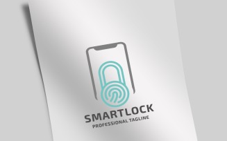 Smart Lock Logo Template