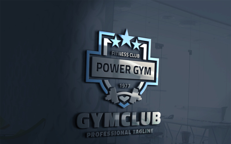 Gym Club Logo Template