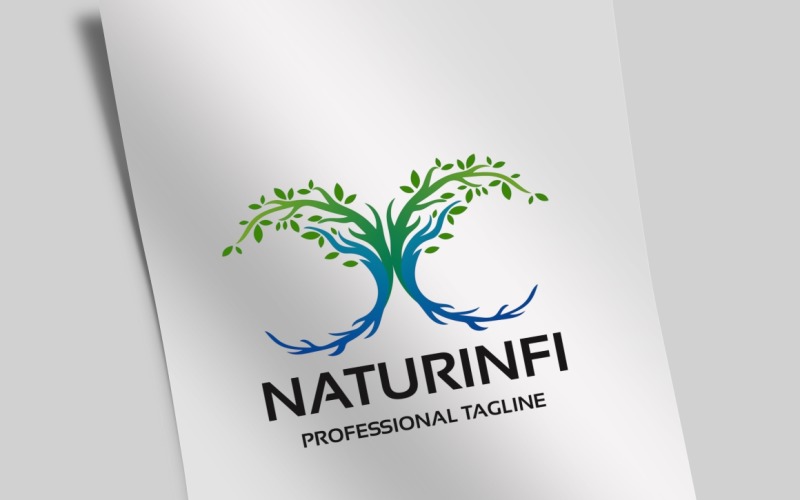 Nature Infinity Logo Template