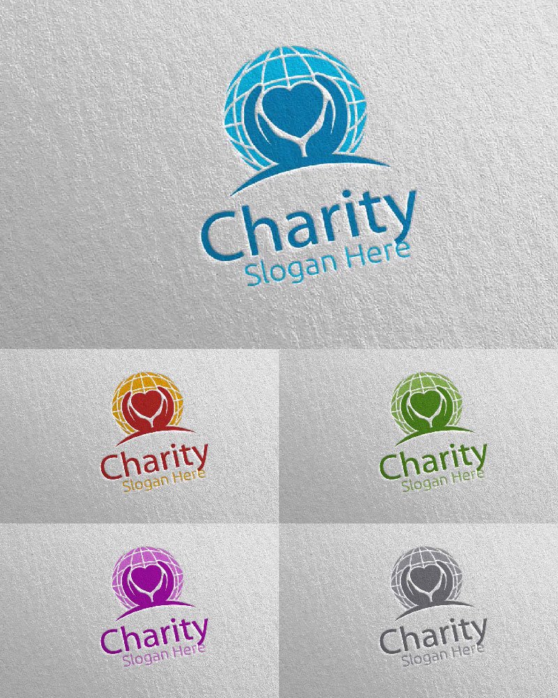 Kit Graphique #114658 Charity Logo Divers Modles Web - Logo template Preview