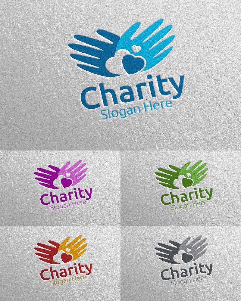 Kit Graphique #114660 Charity Logo Divers Modles Web - Logo template Preview