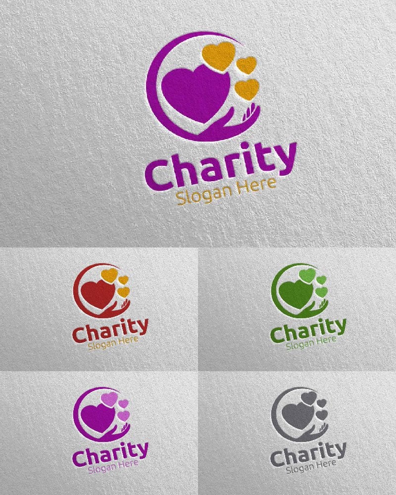 Kit Graphique #114662 Charity Logo Divers Modles Web - Logo template Preview