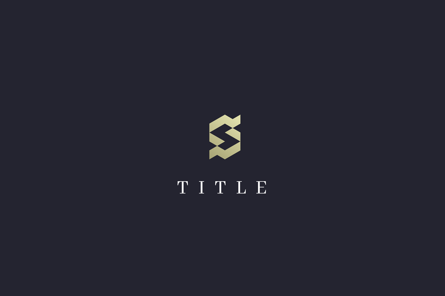 Geometrical S Logo Template