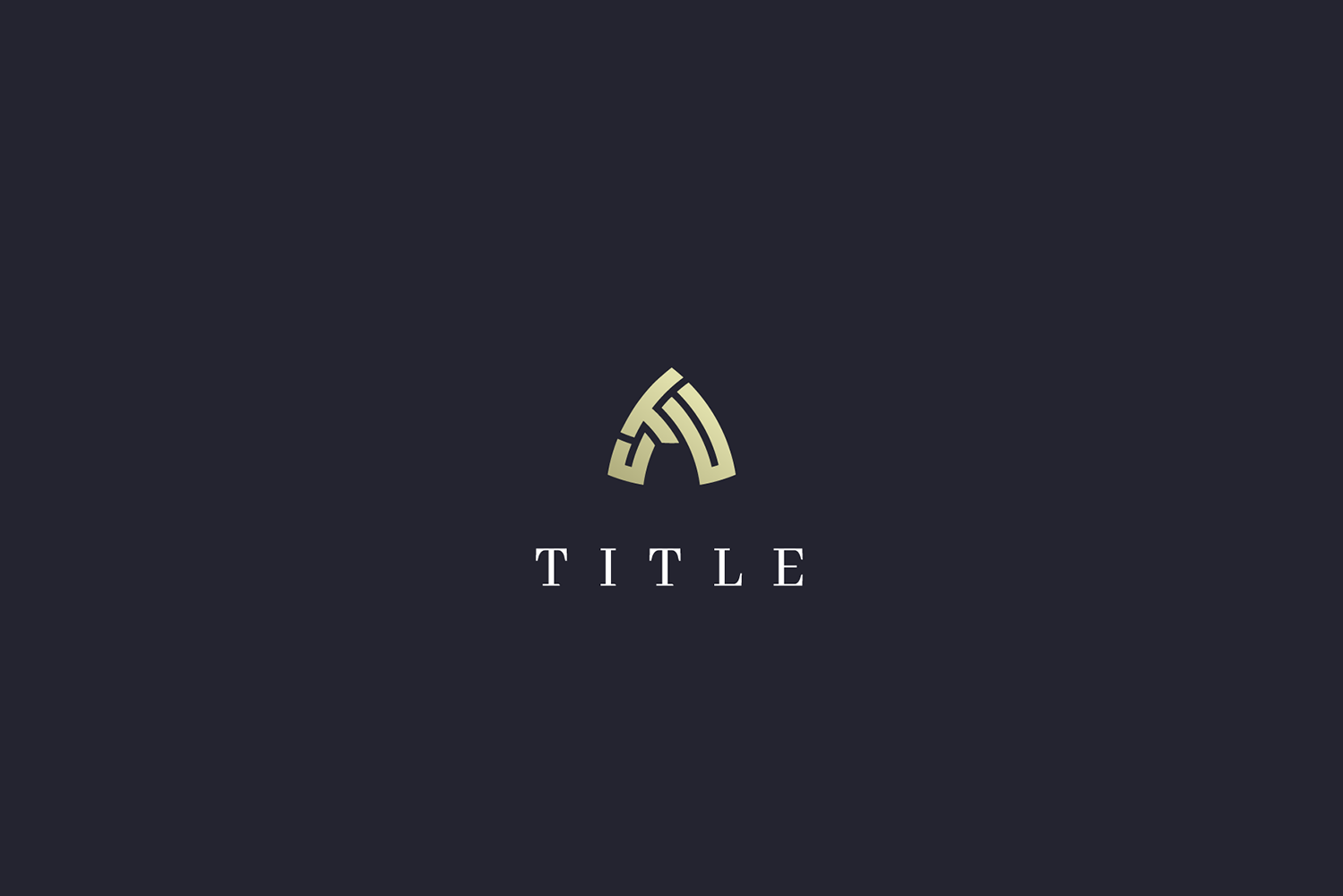 Abstract AT Logo Template