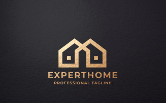Expert Home Logo Template