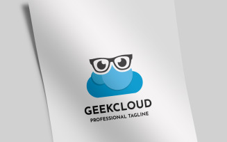 Geek Cloud Logo Template