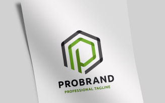 Pro Brand Letter P Logo Template