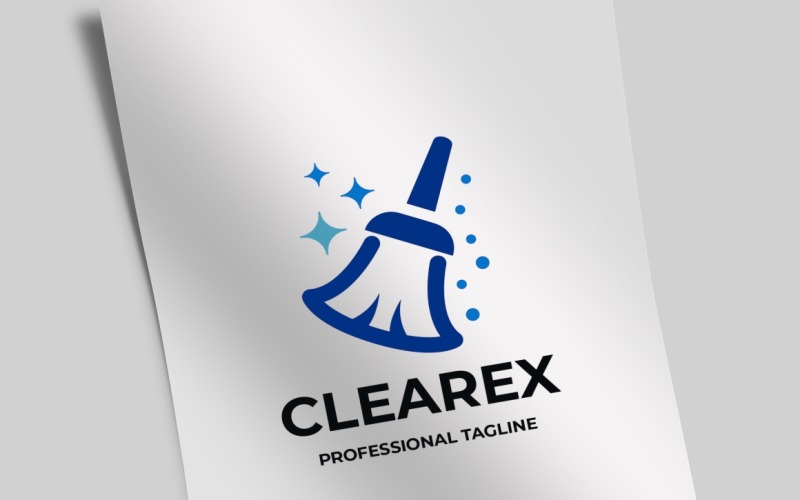 Proffesionel Cleaning Service Logo Template