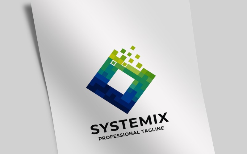 Square System Logo Template