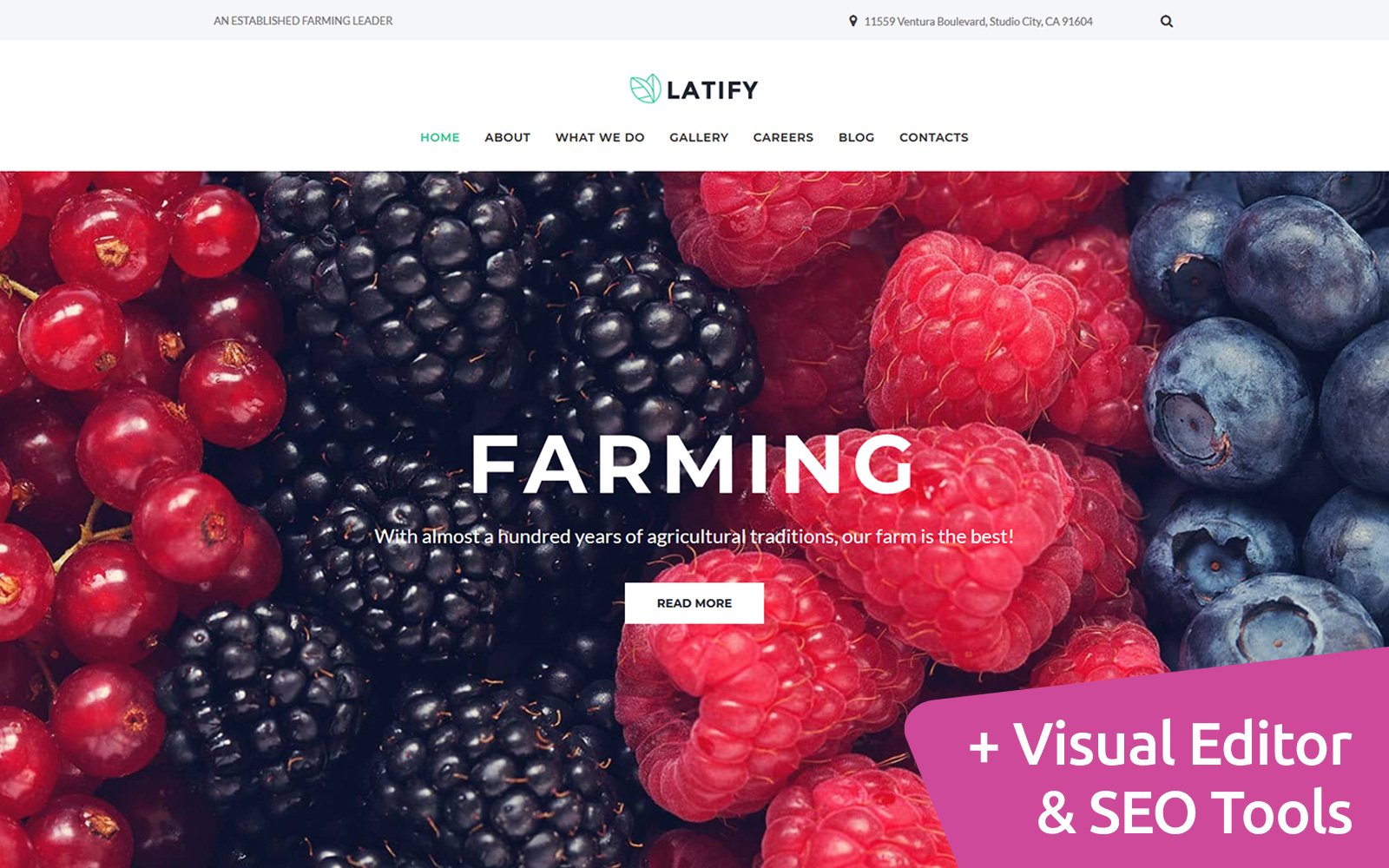 Template #114811 Organic Farm Webdesign Template - Logo template Preview