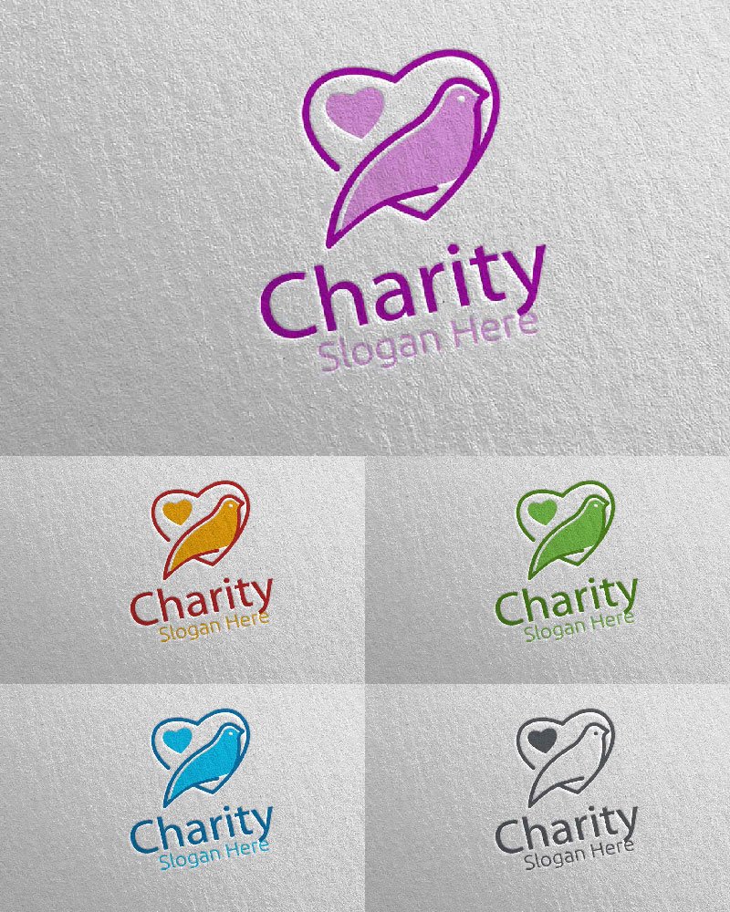 Kit Graphique #114817 Charity Logo Divers Modles Web - Logo template Preview