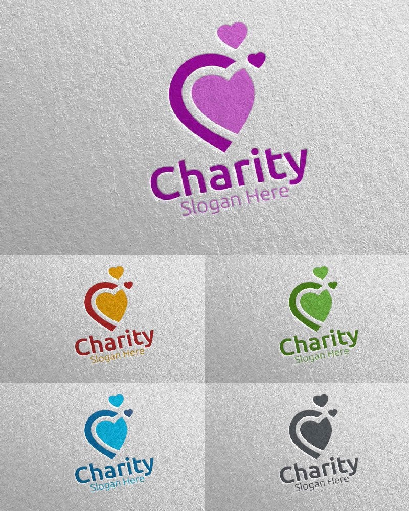 Kit Graphique #114821 Charity Logo Divers Modles Web - Logo template Preview