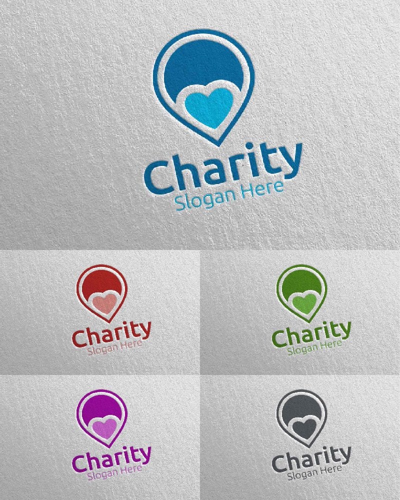 Kit Graphique #114822 Charity Logo Divers Modles Web - Logo template Preview