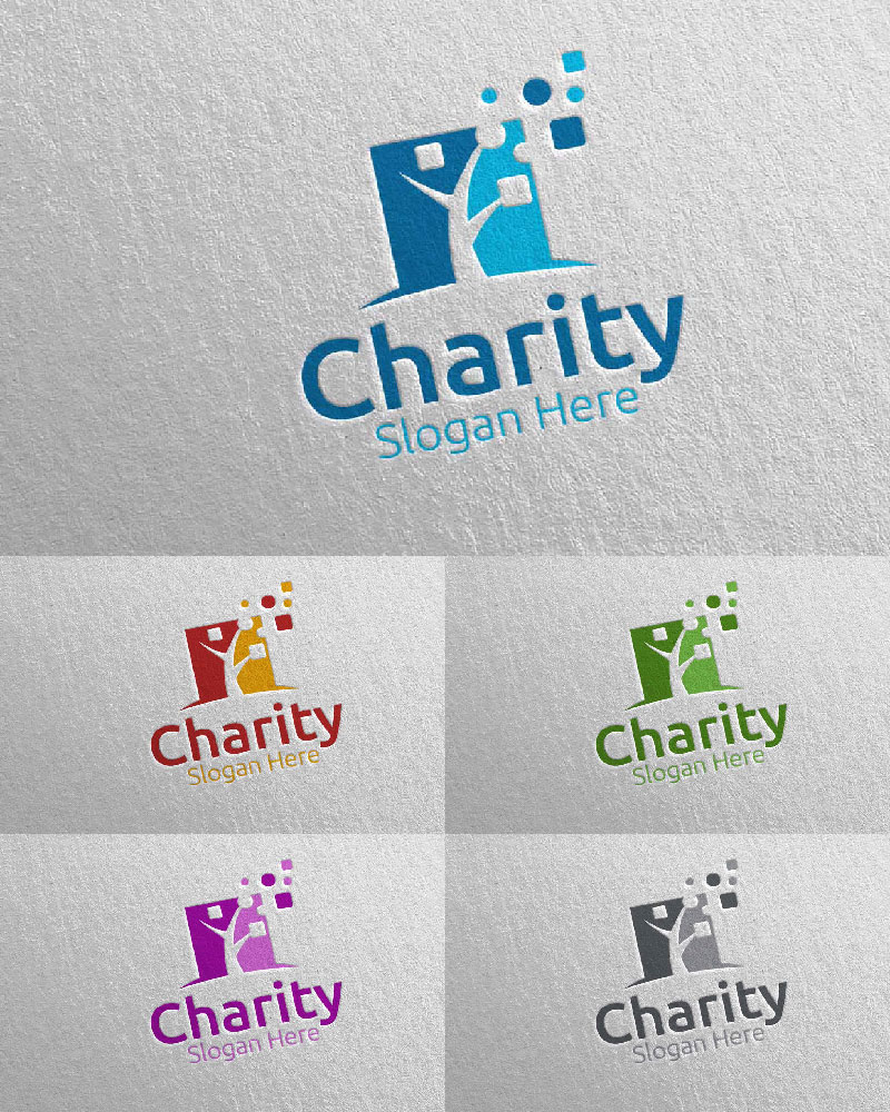 Kit Graphique #114825 Charity Logo Divers Modles Web - Logo template Preview