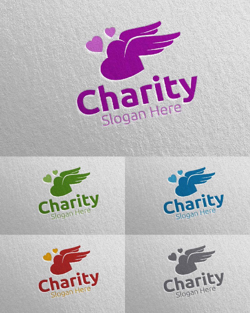 Kit Graphique #114828 Charity Logo Divers Modles Web - Logo template Preview