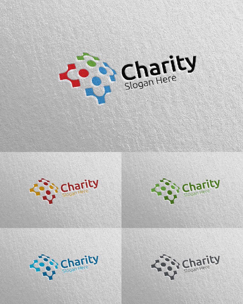 Kit Graphique #114829 Charity Logo Divers Modles Web - Logo template Preview