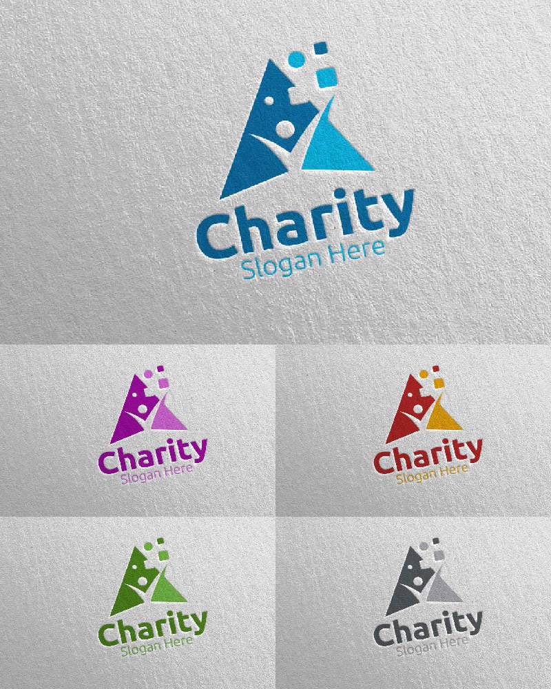 Kit Graphique #114830 Charity Logo Divers Modles Web - Logo template Preview
