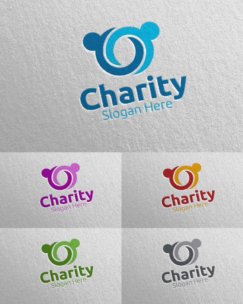 Kit Graphique #114833 Charity Logo Divers Modles Web - Logo template Preview