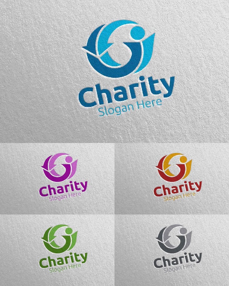 Kit Graphique #114834 Charity Logo Divers Modles Web - Logo template Preview