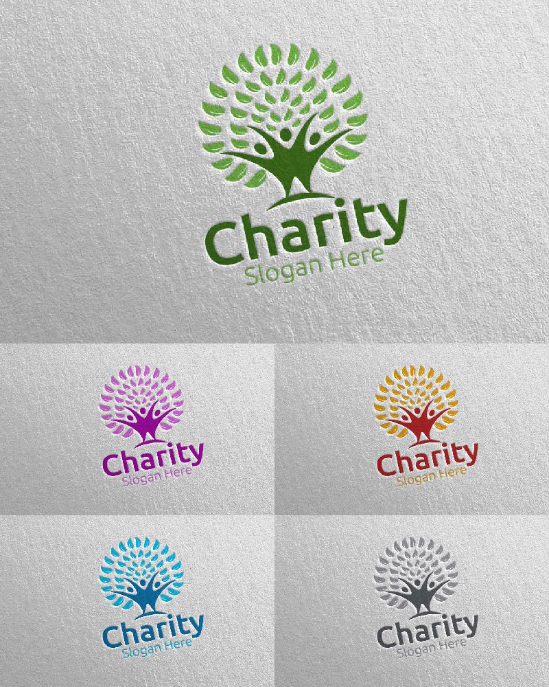 Kit Graphique #114857 Charity Logo Divers Modles Web - Logo template Preview
