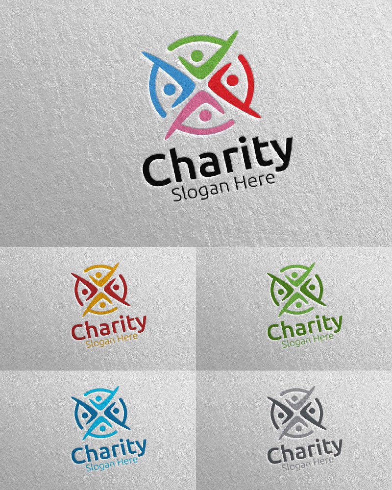 Kit Graphique #114862 Charity Logo Divers Modles Web - Logo template Preview