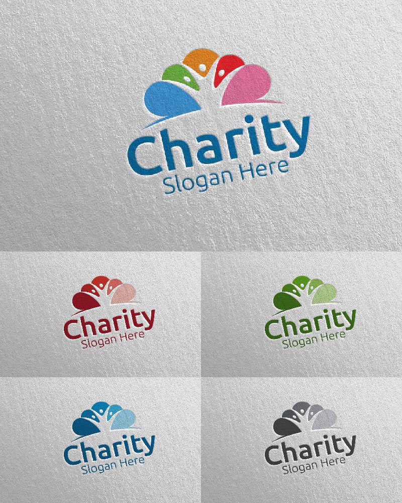 Kit Graphique #114865 Charity Logo Divers Modles Web - Logo template Preview