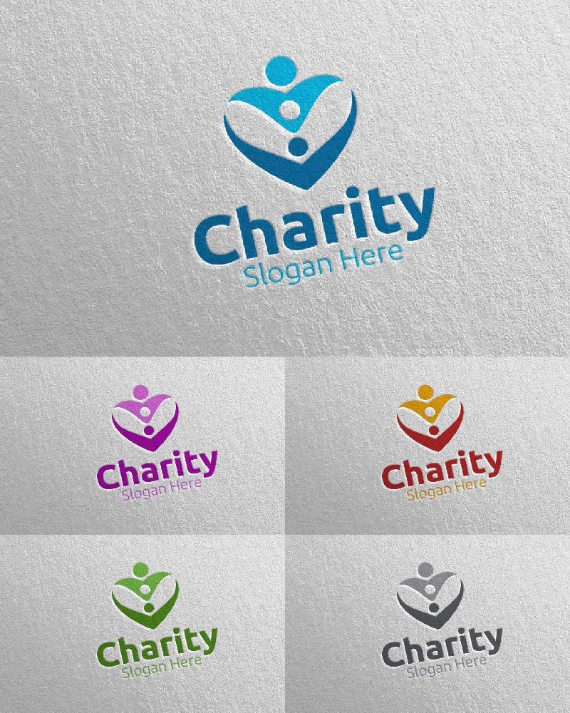 Kit Graphique #114873 Charity Logo Divers Modles Web - Logo template Preview