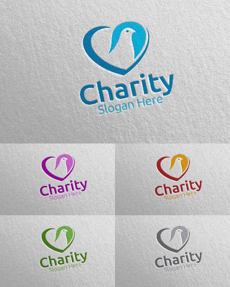 Kit Graphique #114887 Charity Logo Divers Modles Web - Logo template Preview